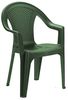 6x Stapelstuhl Gartenstuhl Outdoorstuhl Kunststoff Rattan-Optik Grün Bild 4