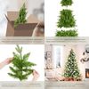 tectake Künstlicher Weihnachtsbaum Künstlicher Christbaum in Grün Spritzgussnadeln ständer Tannenbaum, Undekorierter/Unbeleuchteter Baum, verschiedene Größen, künstlich in Grün, PVC- und Spritzgussnadeln Bild 4