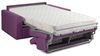 Schlafsofa 3-Sitzer Stoff VIZIR - Violett - Liegefläche: 140 cm - Matratzenhöhe: 18 cm Bild 5