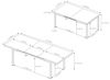 Bellavista Boston Gartentisch, ausziehbar, Aluminium, 180-240x100x75cm Bild 2