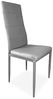Homey Packung mit 6 gepolsterten Stühlen für Wohnzimmer, Esszimmer, grau, Modell Alva, Aluminium, 38,5 cm (B) x 40 cm (T) x 97 cm (H) Bild 4