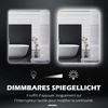 Kleankin Spiegel mit Beleuchtung, 3 Lichtfarben, Touch-Schalter, (Wandspiegel, 1-St, Badezimmerspiegel), Anti-Beschlag, Memory-Funktion, 70 x 50 cm Bild 4