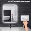 Kleankin Spiegel mit Beleuchtung, 3 Lichtfarben, Touch-Schalter, (Wandspiegel, 1-St, Badezimmerspiegel), Anti-Beschlag, Memory-Funktion, 70 x 50 cm Bild 3