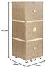 Kare Design Schrankkoffer Bar West Coast, Hausbar, Kofferbar rollbar, 154 x 60 x 60 cm (H/B/T) Bild 3
