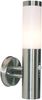 Deko Light Nova II Wandleuchte außen silber, weiß IP44 1 flg. E27 Modern Bewegungsmelder Bild 1