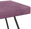 vidaXL Bank Uni Lila 110 x 40 x 45 cm Samt 42038356 Bild 5