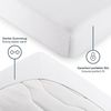 Blumtal® Basics Spannbettlaken 140x200 cm - Baumwolle/Jersey - Oeko-TEX zertifiziertes Bettlaken - Weiß Bild 4