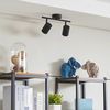 Lindby Deckenstrahler Jorell, Metall, Schwarz IP20, 2 x 10 W LED Bild 3