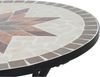 SIENA GARDEN Bistrotisch Stella Ø 60x71 cm 4-Sitzer Keramik in Mosaikoptik Tisch Bild 2