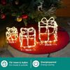 Gartenpirat LED Dekofigur Geschenkboxen 3er-Set Drahtgestell mit Lichtschlauch Weihnachtsdeko Bild 2
