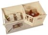 Alpholz 5-Eck Gartenhaus Franz mit Anbau Gartenhaus aus Holz in Pinie Holzhaus mit 28 mm Wandstärke inklusive Terrasse Blockbohlenhaus mit Montagematerial Bild 3