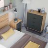 Habitdesign Kommode, Melamin Holz Aluminium, Mediano Bild 4