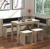 VCM Essgruppe Esal 918797 Sonoma-Eiche H. 80 x B. 153 x T. 153 cm Bild 2