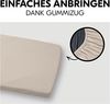 Hauck Baby Spannbettlaken 60x120 cm für Reisebettmatratzen, Baby Matratzenbezug Baumwolle Musselin, 60° C Maschinenwäsche, Babybettlaken mit Gummizug (Beige) Bild 5
