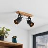Lindby Deckenstrahler Kimban, LED, Holz IP20, 2 x 10 W LED Bild 4