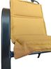 CENTAURI Sesselauflage Uni ocker 110x48x3cm Sitzkissen Stuhlkissen Sitzauflage Bild 3