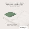 Schlafgut Knitted Jersey Bettwäsche | Kissenbezug einzeln 70x90 cm | green-mid Bild 4