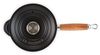 Le Creuset Profitopf mit Holzgriff 18 cm Schwarz - Schwarz - 31 cm Bild 5