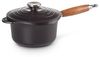 Le Creuset Profitopf mit Holzgriff 18 cm Schwarz - Schwarz - 31 cm Bild 3