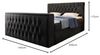 Boxspringbett Velano mit TV Lift und Stauraum 140x200 Schwarz H2 (bis 70kg) Bild 3