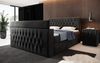 Boxspringbett Velano mit TV Lift und Stauraum 140x200 Schwarz H2 (bis 70kg) Bild 2