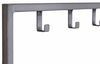 Hakenleiste JON mit 15 Haken Wandgarderobe im Dark-Silver-Finish Bild 4