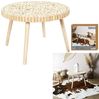 HOME DECO FACTORY Couchtisch, rund, Durchmesser 60 cm, Holzwerkstoff, braun, 60 x 40 x 60 Bild 5
