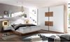 Doppelbett Nachtkommoden CAPRI XL Bett Ehebett Fussbank 180 x 200 weiß Wildeiche Bild 3