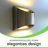 Lutec Dodd ST5006 SMD Aussenwandleuchte 2-flammig ECO Light Bild 4