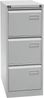 Bisley LIGHT Hängeregistraturschrank, einbahnig, DIN A4, 3 HR-Schubladen, Farbe silber Bild 5