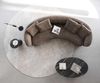 3-Sitzer Larna 260x120 cm Mikrofaser Taupe Vintage Bild 5