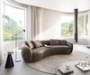 3-Sitzer Larna 260x120 cm Mikrofaser Taupe Vintage Bild 2