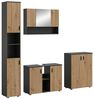 Badezimmer-Set >Mone< in Basalt / Artisan Oak - 200x192x30cm (BxHxT) Bild 4
