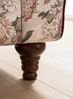 Sessel Elita in creme Landhaus Blumen Set inkl. Hocker Bild 4