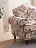 Sessel Elita in creme Landhaus Blumen Set inkl. Hocker Bild 3