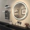 Badezimmerspiegel Lumos Weiß 70 cm mit Touchschalter Vicco Bild 1