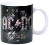 AC DC Kaffeetasse Rock oder Bust, Porzellan, schwarz, 8 cm Bild 3