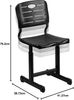 Flash Furniture Schreibtischstuhl für Klassenzimmer – Höhenverstellbarer Kinderstuhl von Grundschule bis Abschluss – Pflegeleichter Klassenzimmer-Stuhl – Schwarz Bild 3