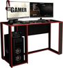 HTI-Line Schreibtisch Gamer, Rot Bild 4