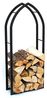 Kaminholzregal Innen Schwarz Metall Kaminholzständer MOS 123 cm Holzkorb Kaminholzhalter Feuerholzregal Holzregal Bild 3