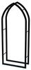 Kaminholzregal Innen Schwarz Metall Kaminholzständer MOS 123 cm Holzkorb Kaminholzhalter Feuerholzregal Holzregal Bild 2