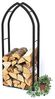 Kaminholzregal Innen Schwarz Metall Kaminholzständer MOS 123 cm Holzkorb Kaminholzhalter Feuerholzregal Holzregal Bild 4