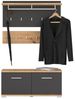 IDIMEX Wandgarderobe BILBAO, Garderobenset Flurgarderobe Sitzbank Kosmos Grau Bild 2