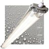 proventa LED Deckenleuchte Feuchtraumleuchte, LED, mit LED-Röhren 150 cm 2x 24W neutralweiß IP65 Bild 1