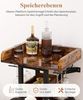 Yorbay Weinregal Vintage Design,Weinständer aus Holz für 15 Flaschen & 6 Gläser, Elegantes Weinregal für Küche, Wohnzimmer oder als Geschenk Bild 5