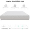 Novilla Matratze 160x200 Taschenfederkernmatratze 7-Zonen H2/H3 atmungsaktivem Bezug & Komfortschaum Öko-Tex & CertiPUR-US Zertifiziert – Federkernmatratze für Einzelbett & Doppelbett Höhe 20 cm Bild 5