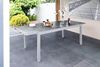 greemotion Ausziehtisch Monza, Glastischplatte, Keramiklook, 160/240 x 75 x 90 cm, Silber / Grau Bild 2