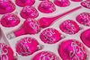 Navidacio Weihnachtsbaumkugel 39 tlg. Glas-Weihnachtskugeln Set "Hochglanz-Pink-Silberne-Ornamente" Bild 2