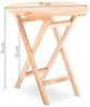 Raburg Gartentisch Esstisch, Teakholz, wetterfestes Teak, rund, Tina, 70 cm Ø, 76 cm hoch, langlebig, leicht & robust, UV-beständig & pflegeleicht Bild 3