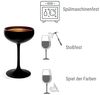 Stölzle Lausitz ELEMENTS Sektschale Schwarz-Bronze 6er Set Bild 3